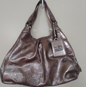 Coach Metallic Hobo Bag